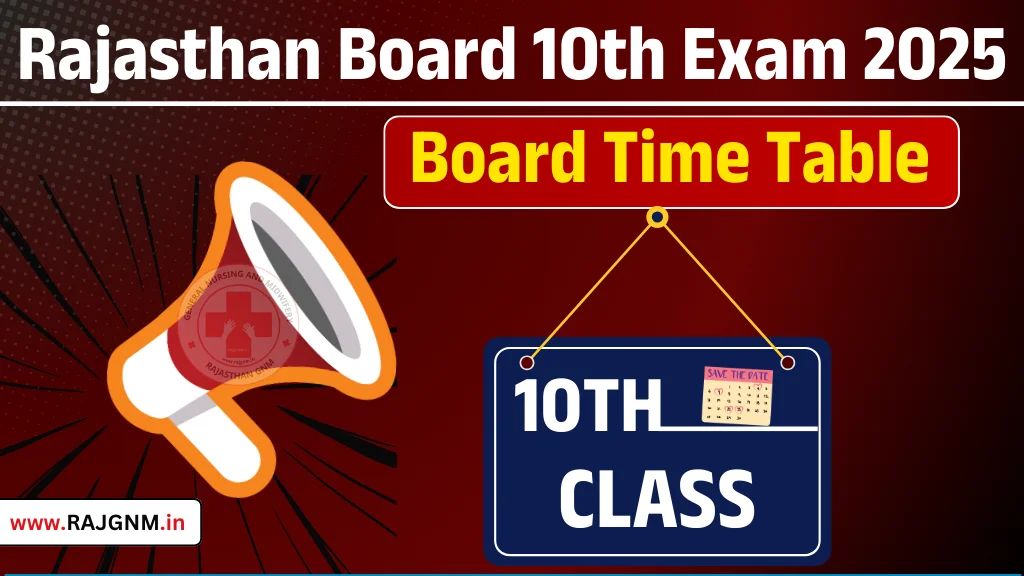 10th Board Time Table